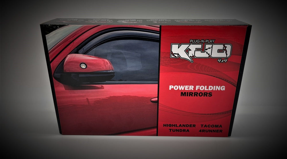 POWER FOLDING MIRRORS INSTALLATION GUIDE KTJO 4x4