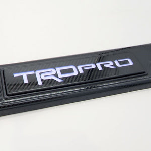 Door Sill Lights - Carbon Fiber For Toyota Tacoma 2016-2023