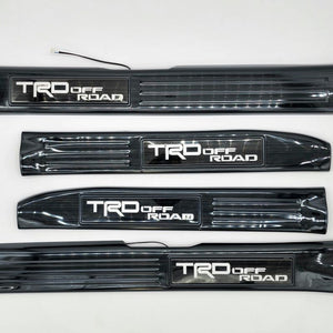 Door Sill Lights - Black For Toyota Tacoma 2016-2023