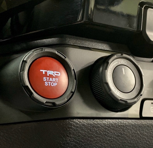 Push Engine Start/Stop Red TRD Button For Toyota 4Runner 2014-2023 | Tacoma 2016-2023