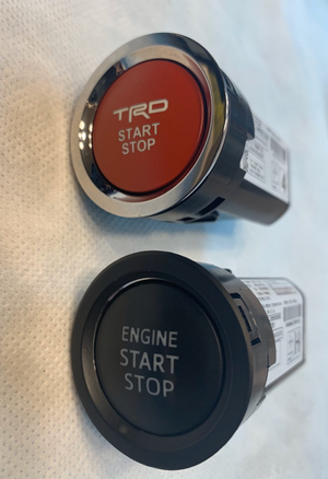 Push Engine Start/Stop Red TRD Button For Toyota 4Runner 2014-2023 | Tacoma 2016-2023