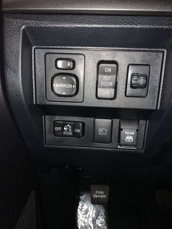 Power Folding Mirror &quot;NON-ILLUMINATED&quot; Switch For Toyota 4Runner 2014-2023 | Tacoma 2005-2015 | Sequoia 2008-2022 | Tundra 2014-2021