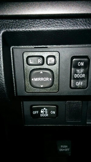 Power Folding Mirror "NON-ILLUMINATED" Switch For Toyota 4Runner 2014-2023 | Tacoma 2005-2015 | Sequoia 2008-2022 | Tundra 2014-2021